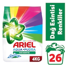 Ariel Dağ Esintisi Renklilere Özel Aquapudra Toz Çamaşır Deterjanı 4 KG
