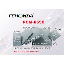 Fehonda Pcm8550 Ptm 40x60x025 8.5w/mk Faz Değişimli Thermal Pad/macun