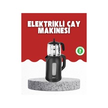 Sıcak Tutma Özellikli 2 Si 1 Arada Çay Makinesi Ve Su Isıtıcı Mh-hs3798-4807