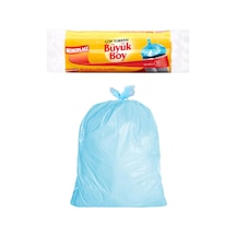 Büyük Boy Çöp Poşeti 10'lu 65x80 Cm, Sızdırmaz Ve Yırtılmaz, Ekonomik Büyük Boy Çöp Torbası, Geri Dönüş