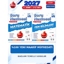Soru Hazinesi 2027 7.sınıf Matematik-fen %100 Maarif Model Bağlam Temelli Soru Hazinesi Seti