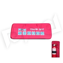 Oto Lux Eva Çanta Kırmızı Trafık Setı E Belgelı