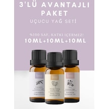 Boco Born In Cosmetics Itır + Lavanta + Ylang Ylang Saf Aromaterapi Uçucu Yağı 3 x 10 ML