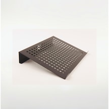 Çelik Laptop Standı Notebook Altlığı Mat Siyah