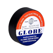 Globe 0.13mmx19mm İzole Bant 10'lu Siyah