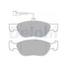 Fiat Bravo On Fren Balatasi 1.6 1996-2001 Delphı Lp1586