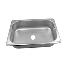 Krom Paslanmaz Evye Dikdörtgen 33x27x10cm
