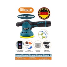Böhrer HB0324T V258/12V Çift Akülü Orbital Polisaj Makinesi
