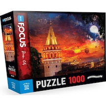 1000 Parça Puzzle - Galata Tower Galata Kulesi