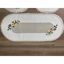 Yatak Odası Örtü Takımı Ekru