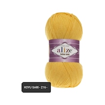 Cotton Gold Amigurumi Örgü Ipi 100gr El Örgü Ipi Renk Kodu-koyu Sarı 216- Pamuk Akrilik 006 Sarı