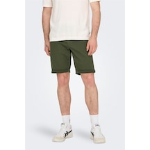Only & Sons Onspeter Lıfe Regular 0013 Shorts Noos Erkek Yeşil Şort - 22027905 Yeşil