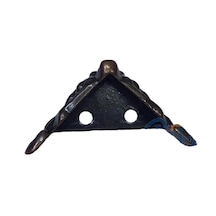 Köşe Etekli Sandık Ayağı, Kutu Ayak 1,5 Cm - Eskitme Ham