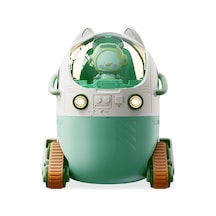 Rogfer Mj066 220ml Taşınabilir Masaüstü Sevimli Karikatür Tank Araba Hava Nemlendirici Led Işıklı, Model: Usb Yeşil - Yeşil