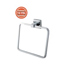 Çelik Banyo Paslanmaz Pirinç Tamay Kare Havluluk Krom
