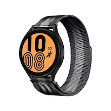Newface - 222 - Watch 20mm Metal Mıknatıslı Kordon - Edntrend - - Siyah-beyaz