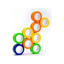 Armağan Oyuncak Magnetic Rings Stres Yüzüğü Turuncu Sarı Mavi