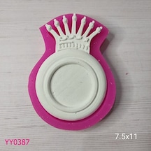 Yy0387 Kral Taç Yuvarlak Çerçeve Silikon Kalıp