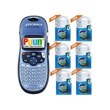 Puun Dymo Letratag Lt 100 Elde Taşınabilir Kişisel Etiketleme Makinesi + 1 Adet  + 6 Adet Puun Marka 91204-59