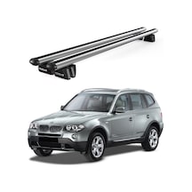 Pençe Bmw X3 E83 Ara Atkı 2004-2010 Uyumlu Gri Ara Atkı Port Bagaj Tavan Barı