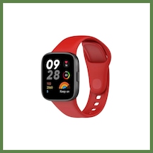 Bezos Redmi Watch 3 Klasik Kordon - Kırmızı Hb006