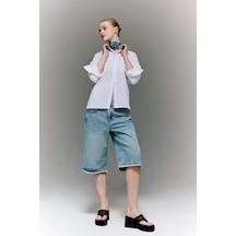 Defacto Normal Bel Jean Bermuda H1196ax26smnm39 Mavi-nm39