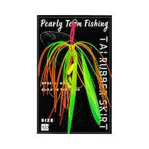 Pearly Team Fishing - Taı Rubber Skırt Çok Renkli - 929469553