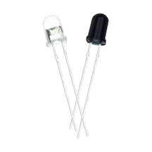 5mm Kızılötesi Alıcı Verici Led Set 940nm - 10 Ar Adet