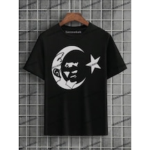 Flood Of Style Unisex Bay Çocuk T-shirt Atatürk Cumhrutiyet 23 Nisan 10 Kasım 29 Ekim Kod:22 Siyah