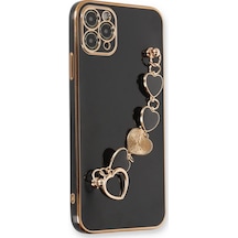 Lvsqvr Newface Apple Uyumlu iPhone 11 Pro Max Kılıf Esila Silikon - Siyah