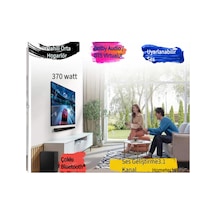 Ortam Sesleri Dahili Orta Hoparlör Ile Sinema Deneyiminizi Geliştirin 3.1 Kanal 370w-121513