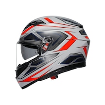 Agv Kask K3 Space Matt Whıte Red Fluo Renkli