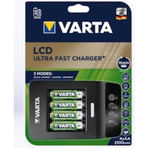 Varta 57685 Pil Şarj Cihazı + Varta 2100 mAh Pil 4'lü