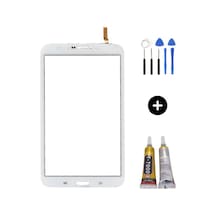 Samsung Galaxy Sm-t310 Uyumlu Servis Dokunmatik Beyaz + Montaj Seti