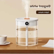 Novahub 2l Hava Nemlendirici, Lcd Nem Göstergesi, Gece Lambası, Çift Meme, Aroma Difüzörü, Ev-ofis İçin Çok Renkli