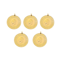 T.c Darphane Yeni Kulplu Ziynet Yarım Altın 5 Adet