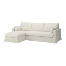 Ikea Beyaz Rahat Kanepe - Uzanma Koltuklu 3'lü Kanepe Kılıfı