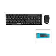 Everest Km-6852 Kablosuz İnce Klavye - Mouse Seti Q Kalvye 5570