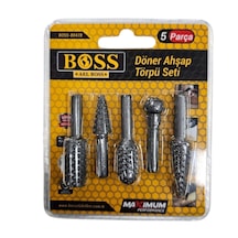 Boss Matkaba Takılan Döner Ahşap Tahta Hobi Törpü Oyma Ucu Seti