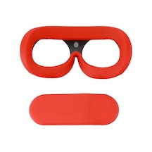 Pazly Huawei Vr Gözlük Kapakları Silikon Kılıf - 2 Adet Kırmızı Kırmızı