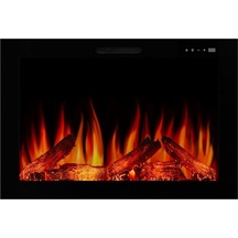 Masta 80 - Isıtmasız Elektrikli Şömine Sınırsız Renkli Cam Çerçeveli