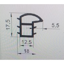 6 m Çelik Kapı Contası-Çelik Kapı İzolasyon-Yalıtım Fitili ÇLK-21