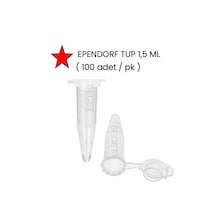 Ependorf Tüp 1,5 Ml, Non Steril 100 Adet / Pk