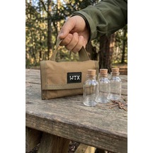 Kamp Baharatlığı Dayanıklı Askeri Kumaş, Taşınabilir Kamp & Outdoor Baharat Çantası Çöl Renk