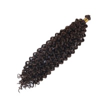 Afro Dalgası / Açık Kahve - Elm-01-462588 Çok Renkli