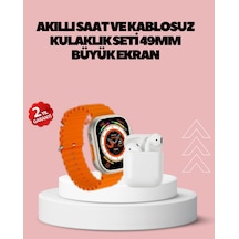 Watch 9 Max Akıllı Saat 45 Mm Geniş Ekran Kulaklık Seti - Lisinya