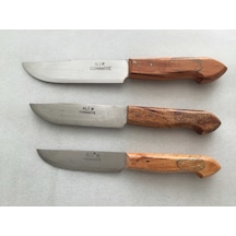 3 Adet Mutfak Bıçağı Seti - Ali Umuş - Boy 24 - 26 - 29 CM