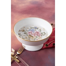 Rosa Ayaklı Salata Kasesi - 23,5 Cm