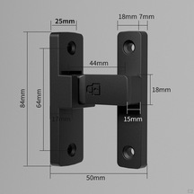 Altın 90 Derece Kapı Cıvatası Koruyucu Kilit Mandalı Vidalar Ağır Hizmet Tipi Metal Güvenlik Katlanır