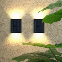 Duvar Aydınlatması-Çift Taraflı Solar Aydınlatma-Gün Işığı-2 Adet